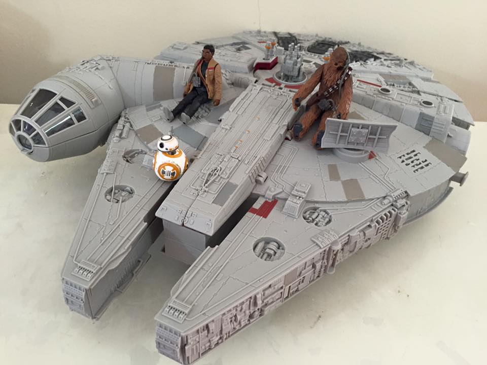 battle action millennium falcon