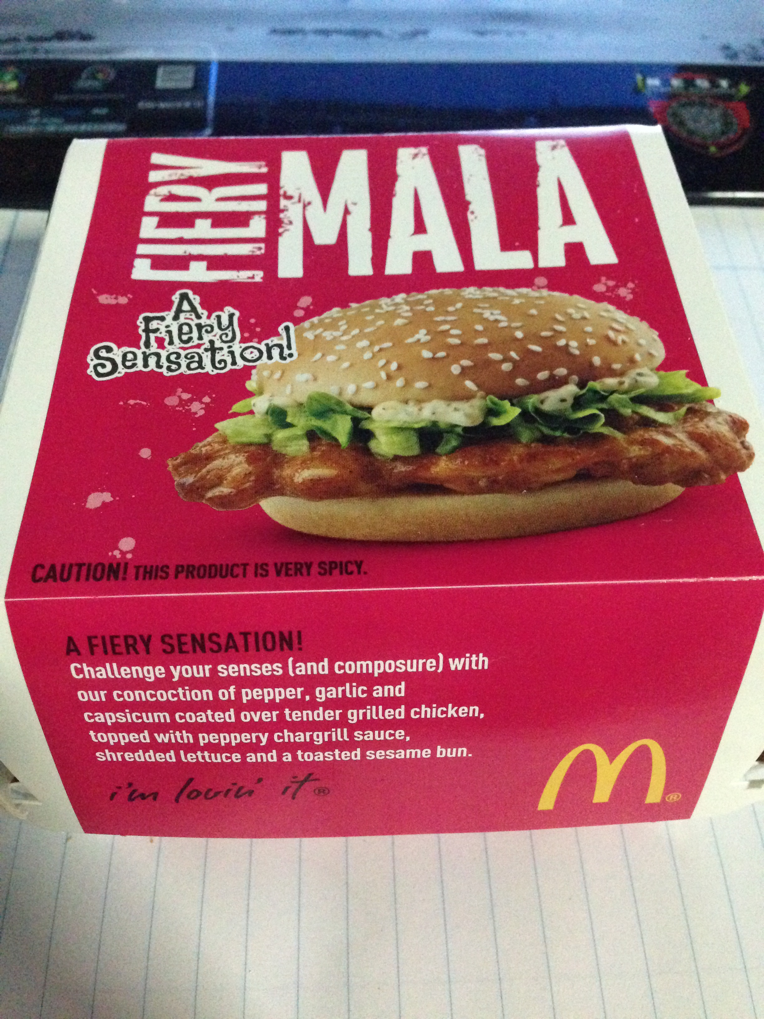Fiery Mala Burger Box