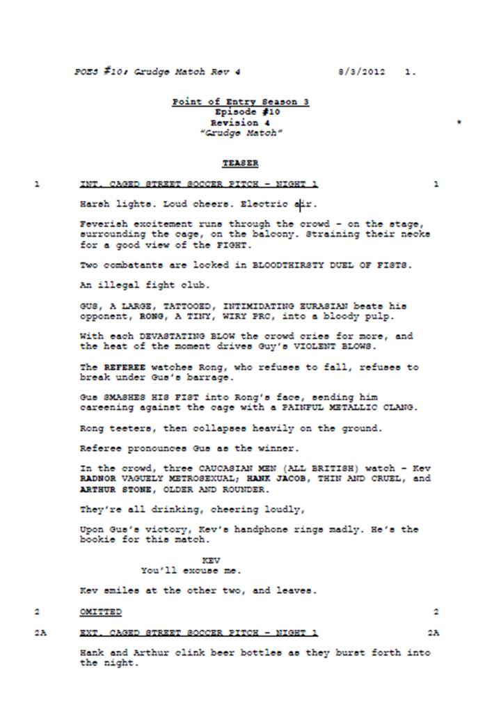 Point of Entry Season 3, Episode 10 - "Grudge Match" page 1