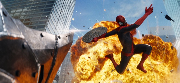 Spider-Man fights for his life. (Yahoo Movies Singapore)