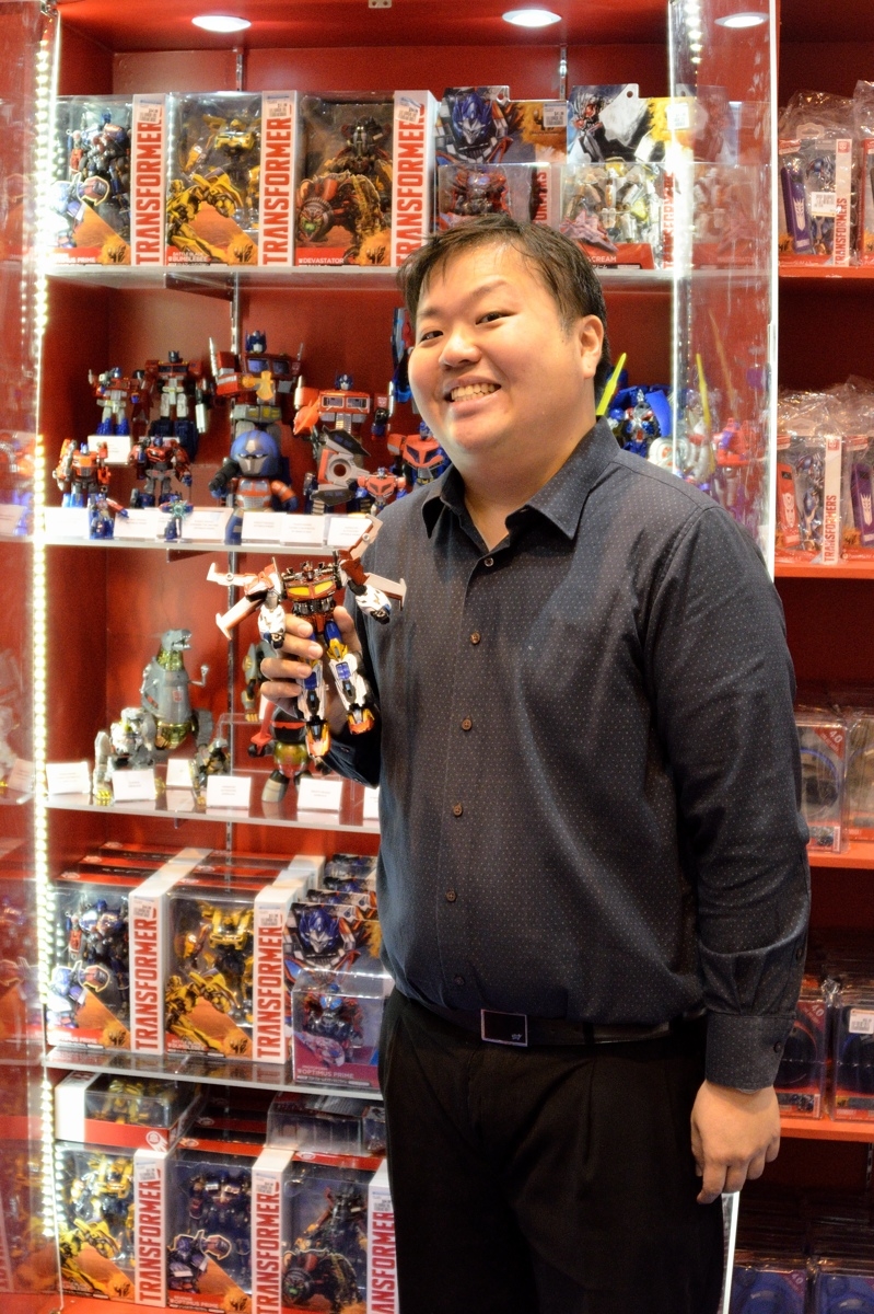 Here I am with my display! (Come See Toys)