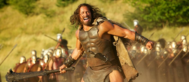 Hercules (Dwayne Johnson) charges into battle. (Yahoo Movies Singapore)
