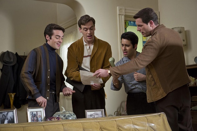 Bob (Erich Bergen), Frankie (John Lloyd Young), Nick (Michael Lomenda) and Tommy (Vincent Piazza). (Yahoo Movies Singapore)