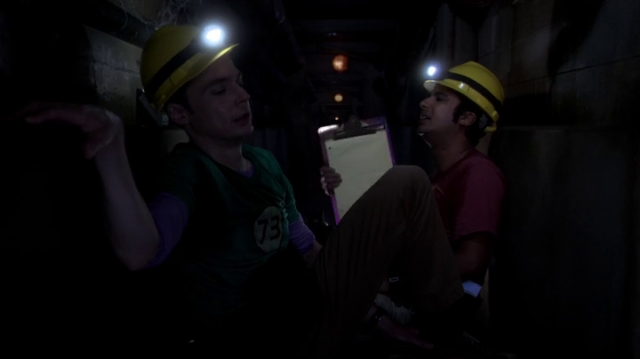 A mine is a terrible thing to waste. (The Big Bang Theory S08E06)