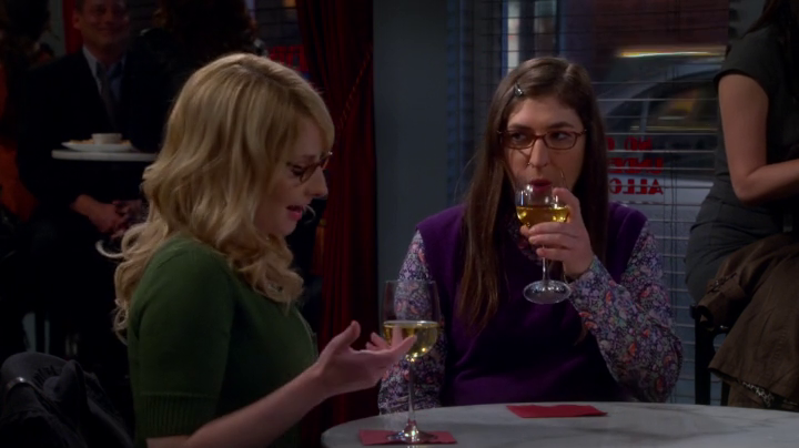 Amy and Bernadette. (The Big Bang Theory S08E07)