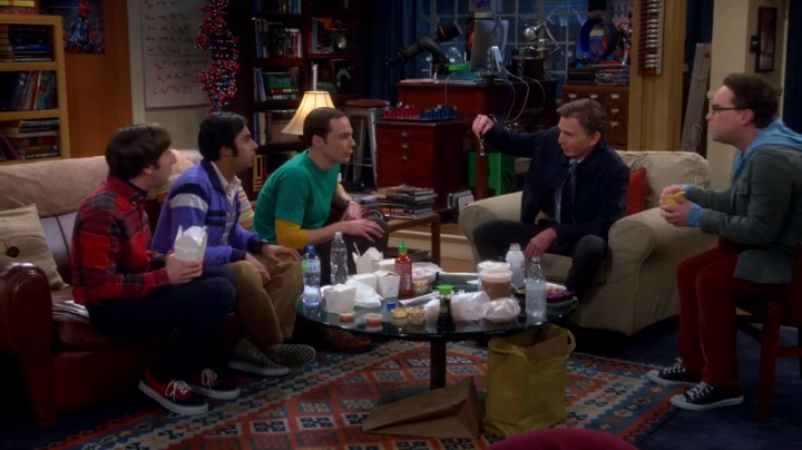 Dr Lorvis and the guys.(The Big Bang Theory S08E07)