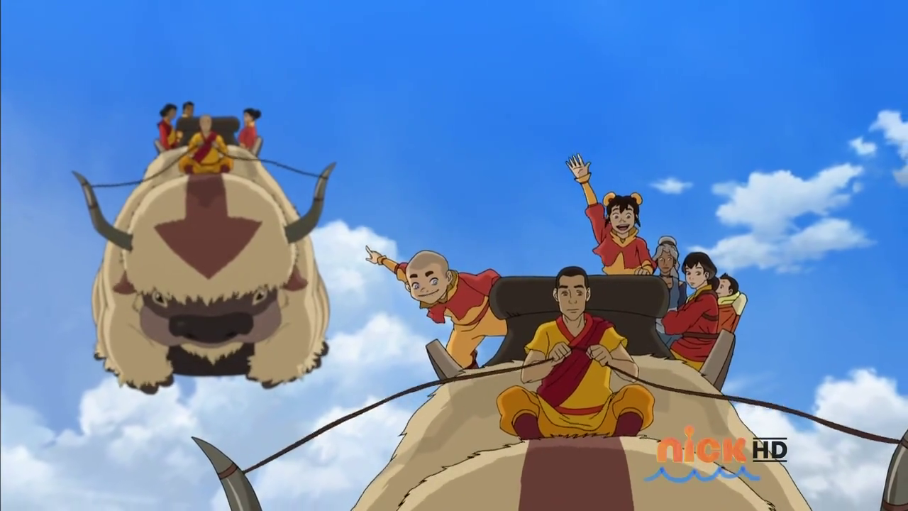 Ikki and Meelo return with more Airbenders. (The Legend of Korra S03E07)