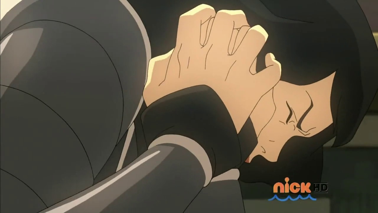 A young Lin Beifong is scarred. (The Legend of Korra S03E06)