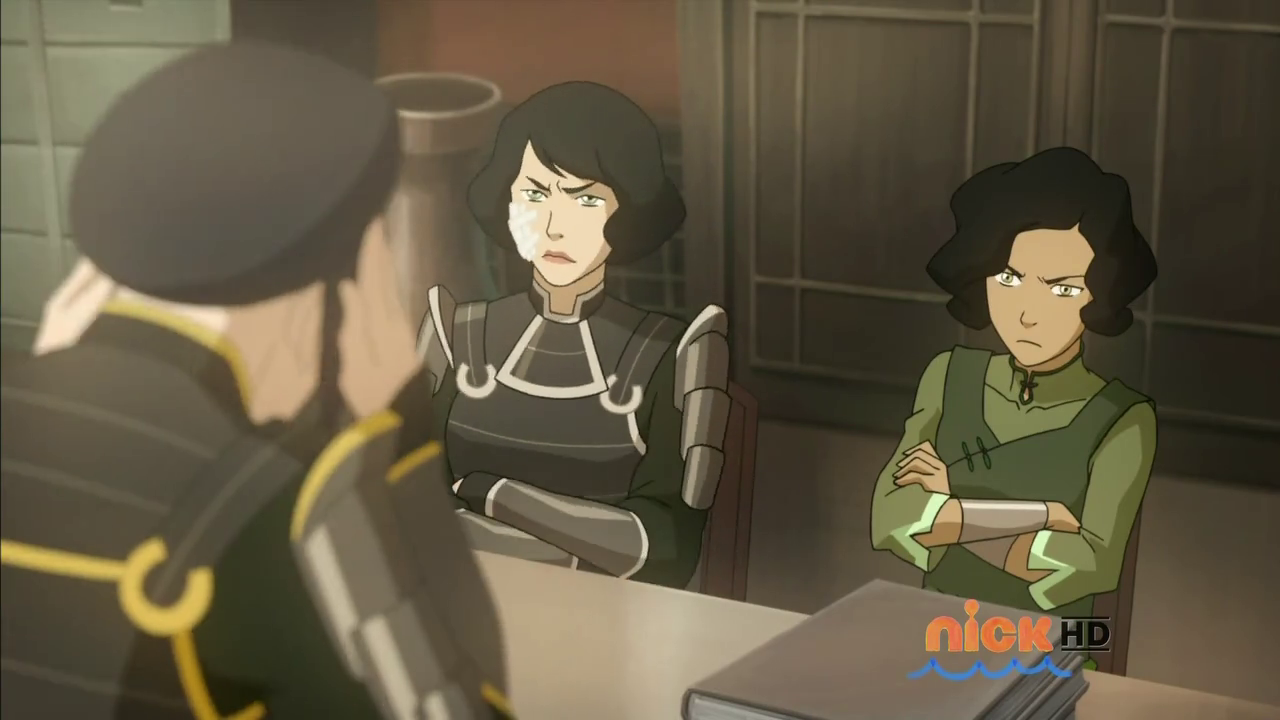 Young Lin and Suyin Beifong. (The Legend of Korra S03E06)