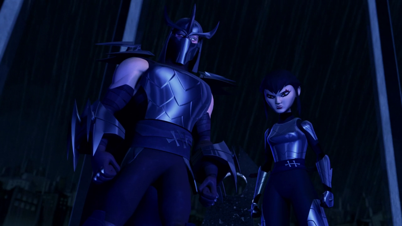 Shredder & Karai. (Teenage Mutant Ninja Turtles S02E19)