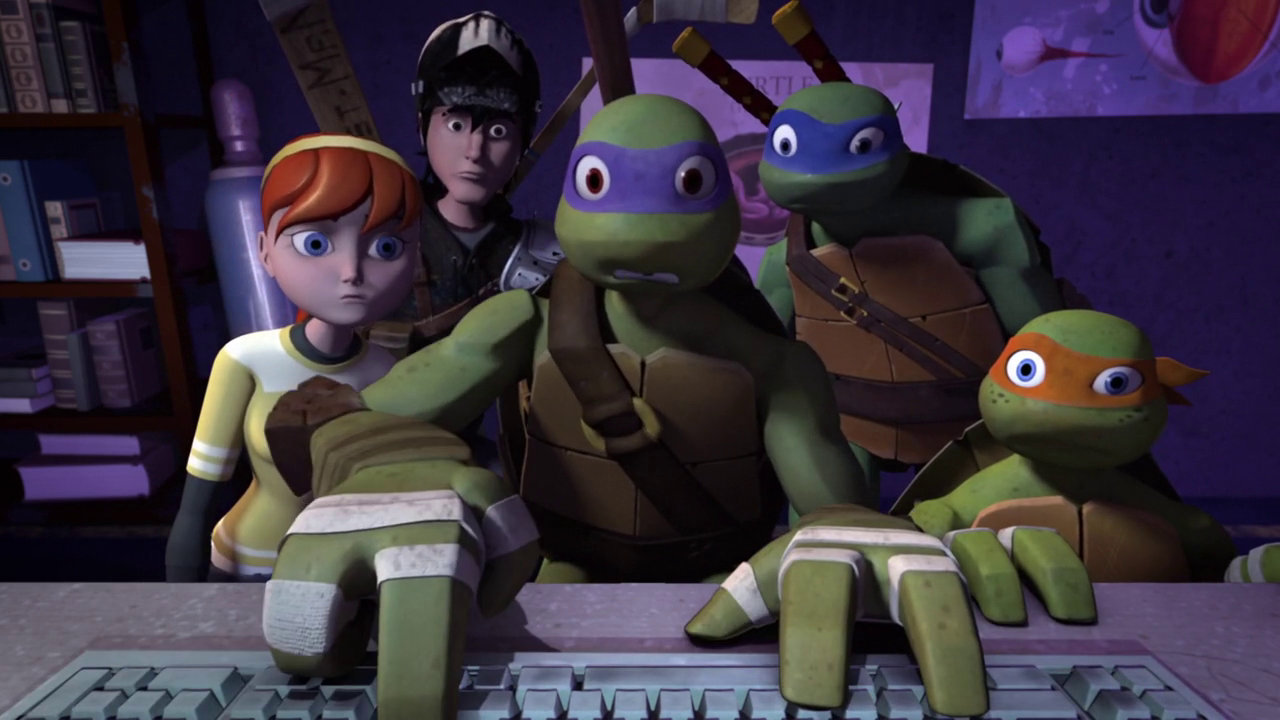 Astonished Turtles. (Teenage Mutant Ninja Turtles S02E21)