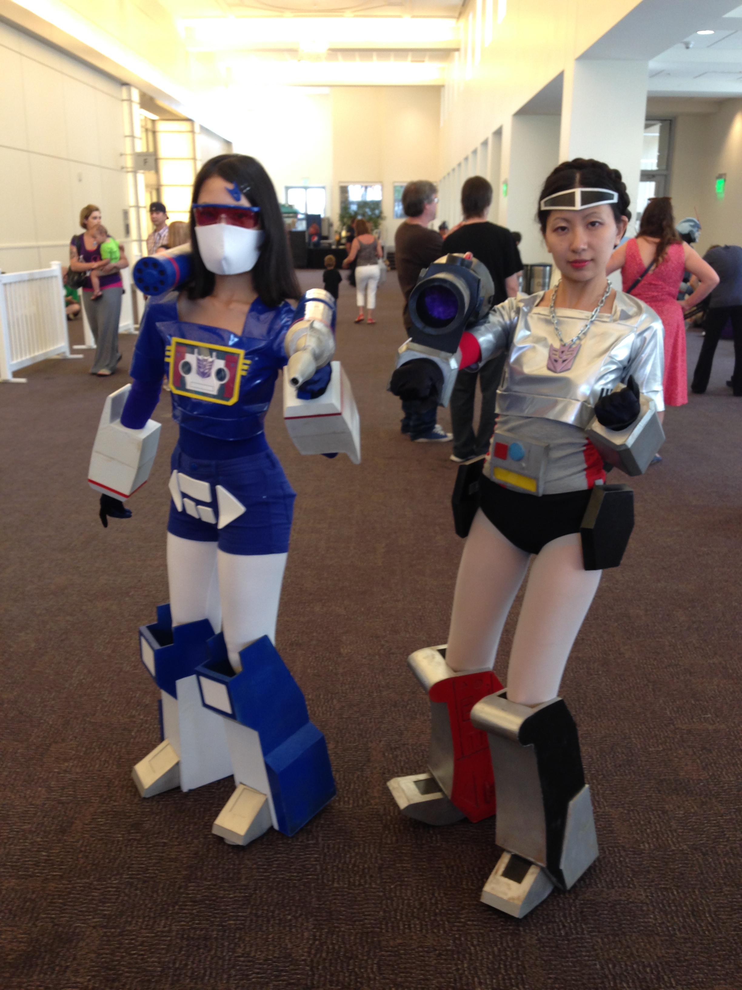 A real Soundwave and Megatron cosplayer. (Botcon Day 3)