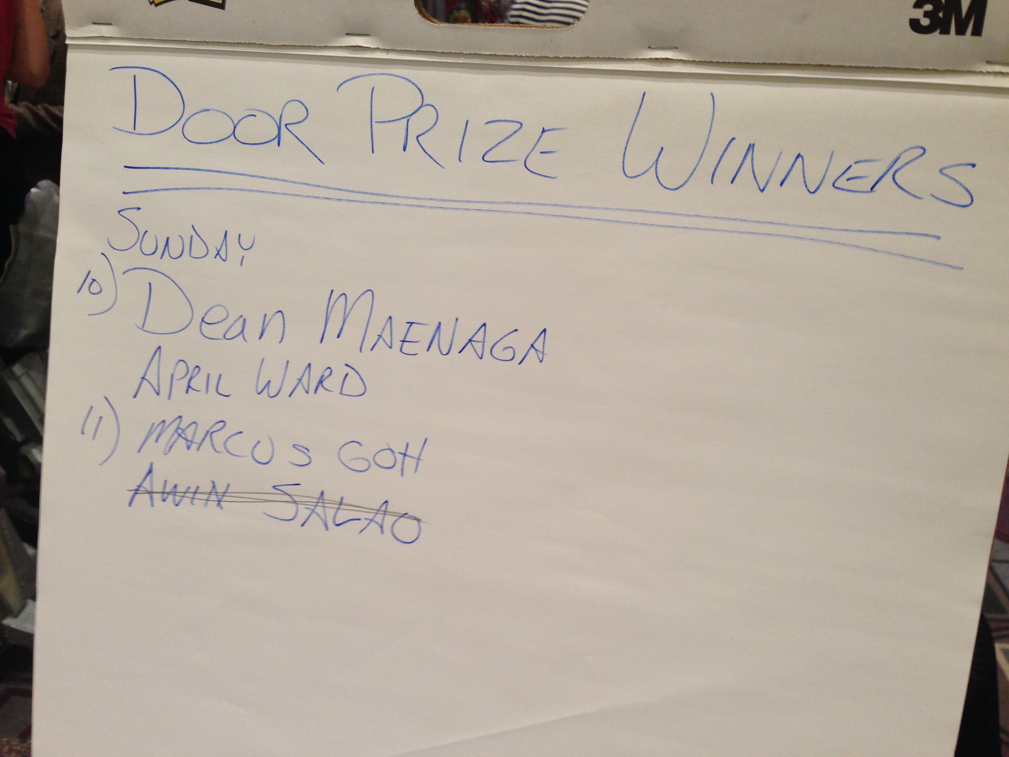 I won a door prize! (Botcon Day 4)