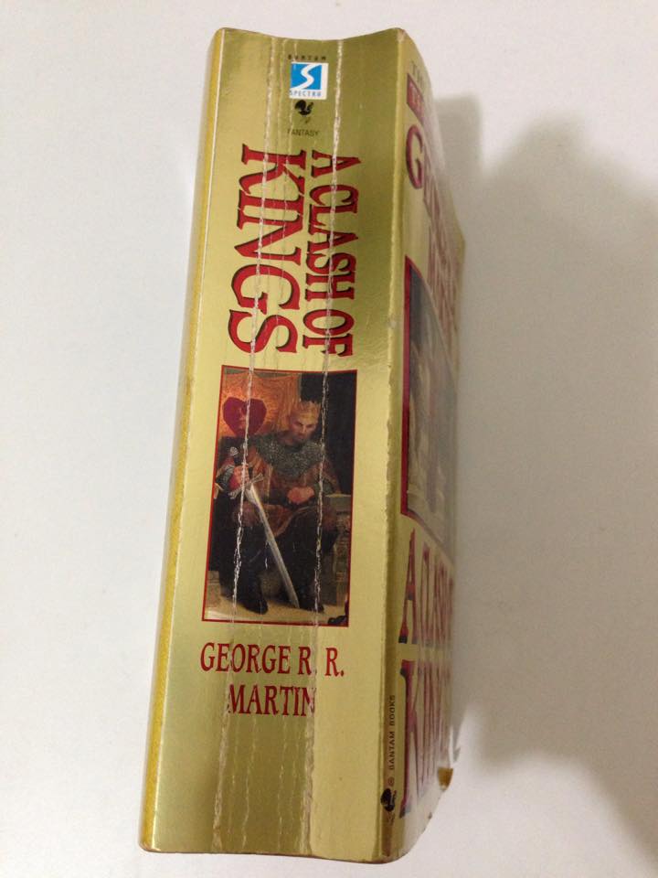 Spine of "A Clash of Kings" by George R R Martin (Book 2 of "A Song of Ice and Fire")