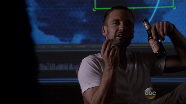 Nick Blood as Lance Hunter.  (Agents of SHIELD S02E01)
