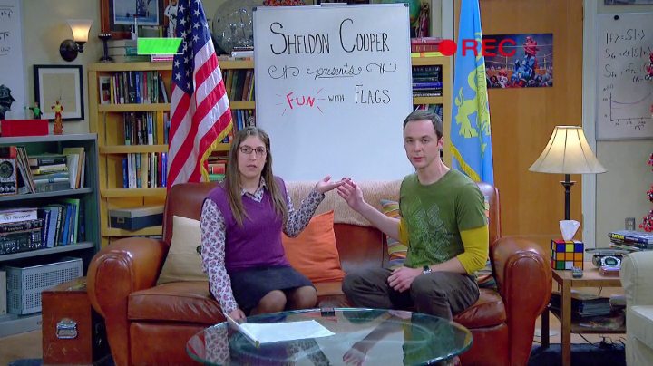 "Fun with Flags" and Shamy! (The Big Bang Theory S08E10)