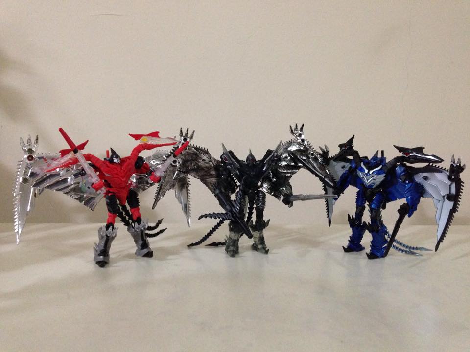 Strafe comparisons - normal and G1-coloured. (Dinobots Unleashed 5-Pack)