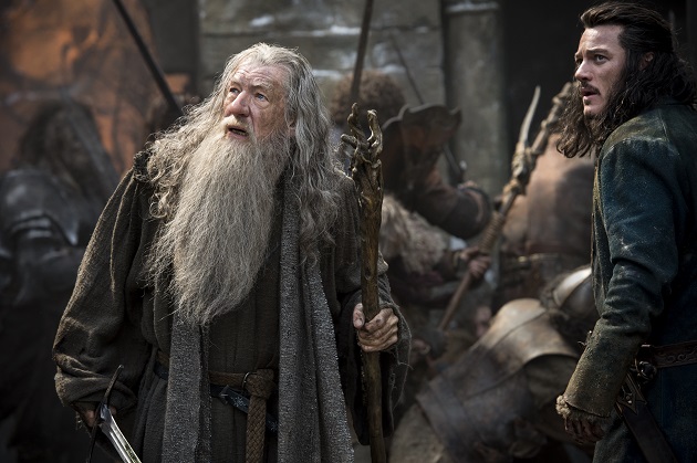 Gandalf (Ian McKellen) and Bard (Luke Evans). (Yahoo Singapore)
