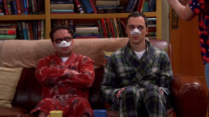 Nobody nose what will happen next. (The Big Bang Theory S08E09)
