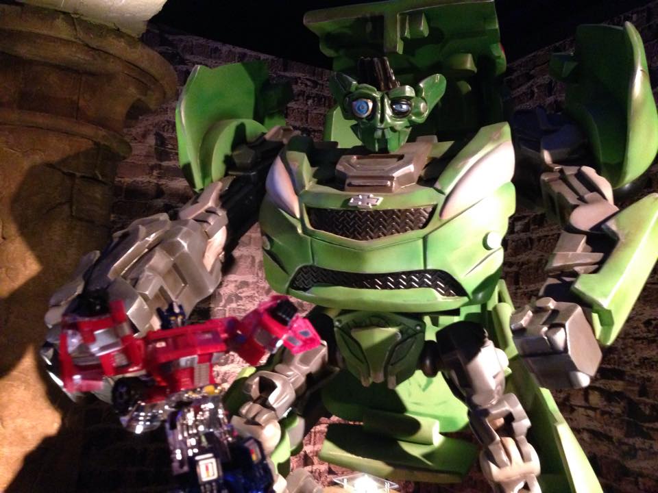 Skids statue. (Transformers 30th Anniversary Exhibition)