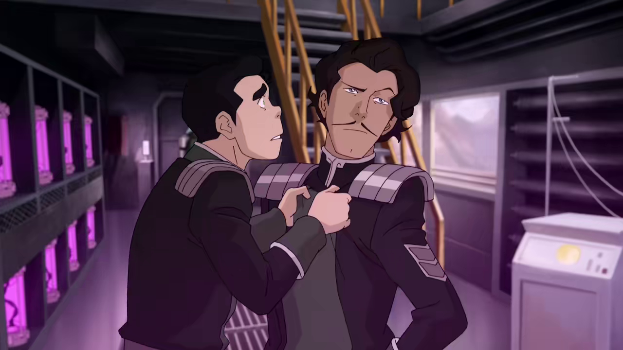 Bolin cannot believe what Varrick has done. ("Battle of Zaofu" - The Legend of Korra S04E06)