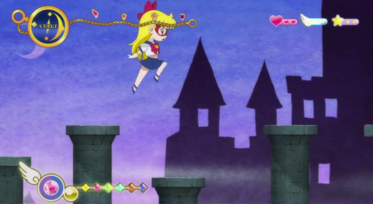 The in-story "Sailor V" game.. ("Ami –Sailor Mercury–" - Sailor Moon Crystal S01E02)