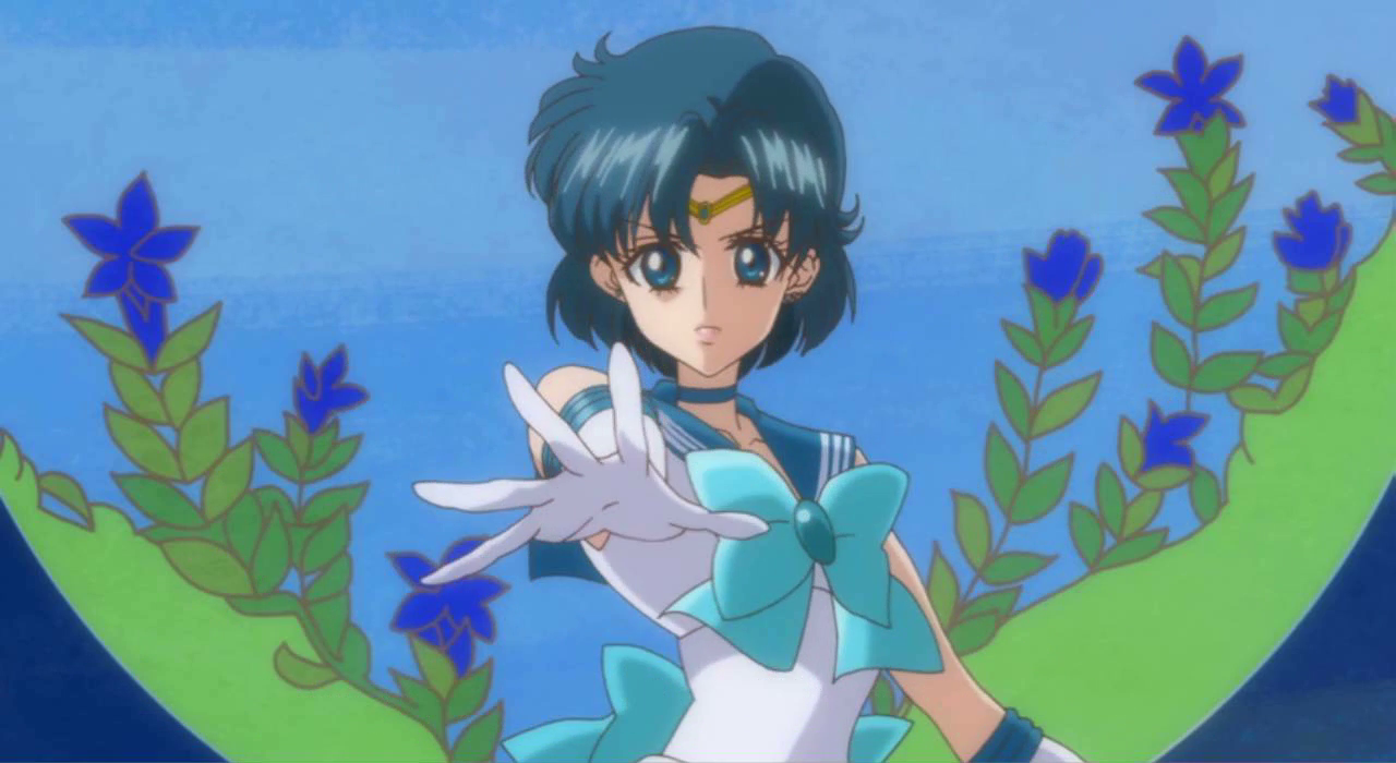 Sailor Mercury. ("Ami –Sailor Mercury–" - Sailor Moon Crystal S01E02)