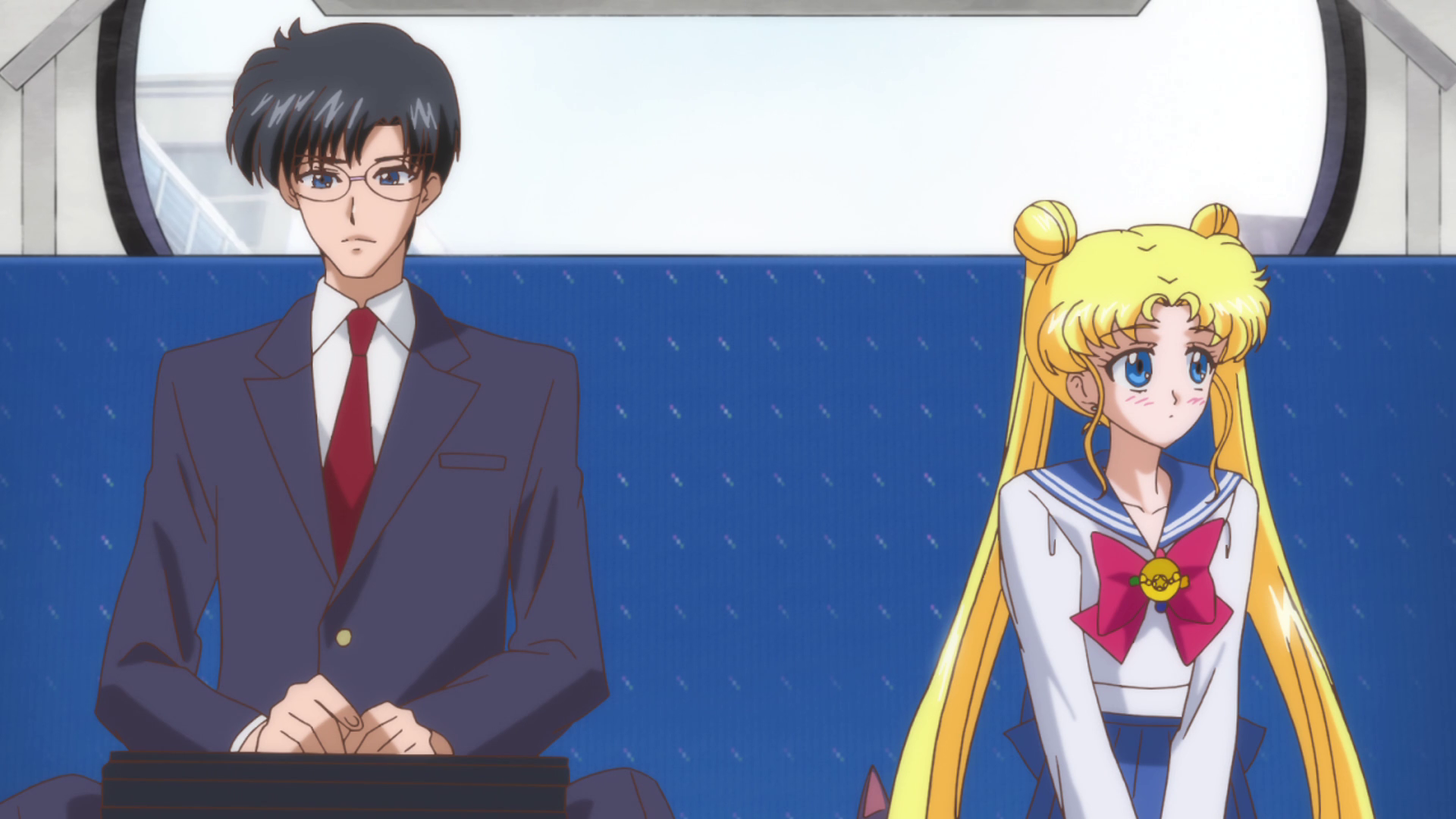 Usagi & Mamoru. ("Rei –Sailor Mars–" - Sailor Moon Crystal S01E03)