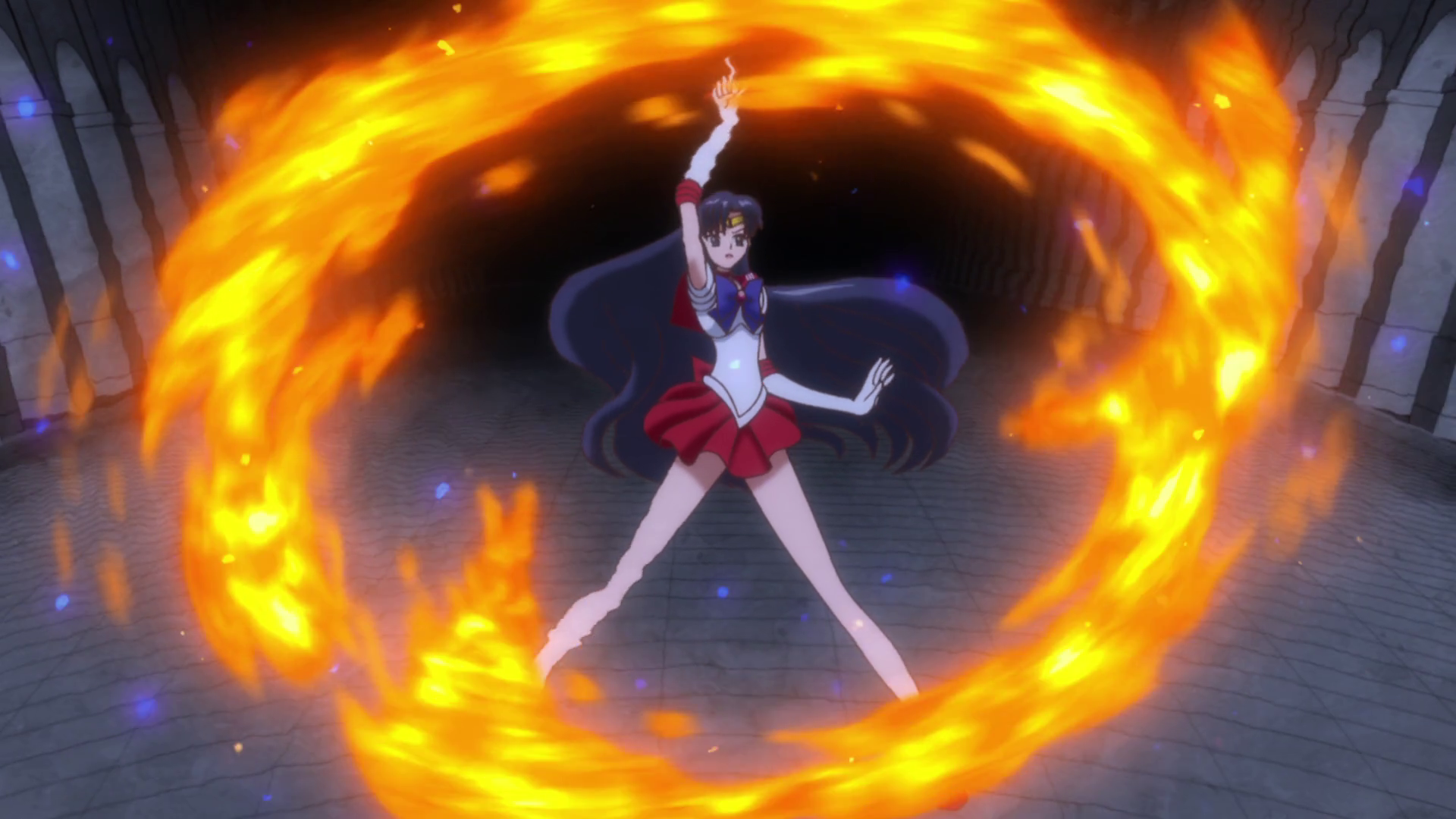 Sailor Mars! ("Rei –Sailor Mars–" - Sailor Moon Crystal S01E03)