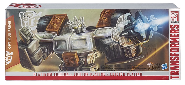 Packaging. (Transformers: Platinum Edition Year of the Goat Optimus Prime) (Hasbro Singapore)