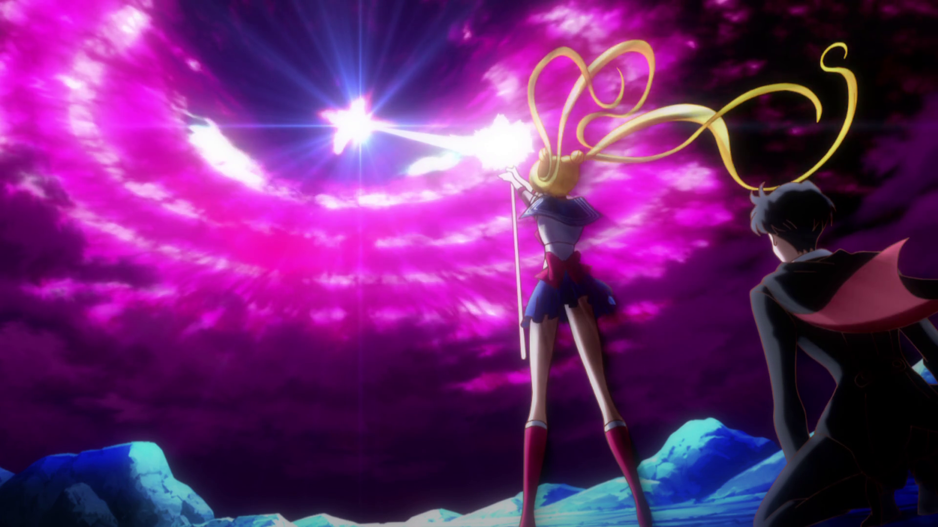Sailor Moon battles Queen Metalia! (