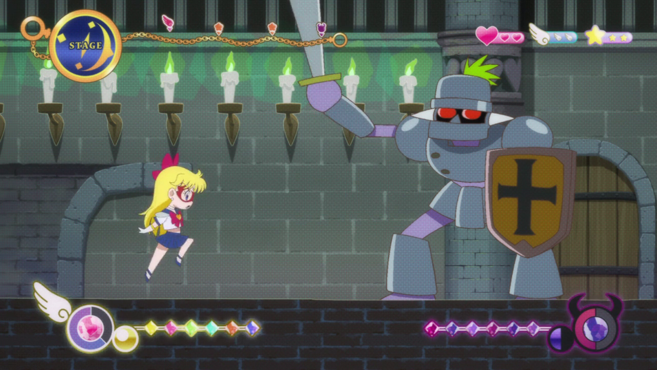 They're playing Sailor V again! ("Masquerade Dance Party" - Sailor Moon Crystal S01E04)