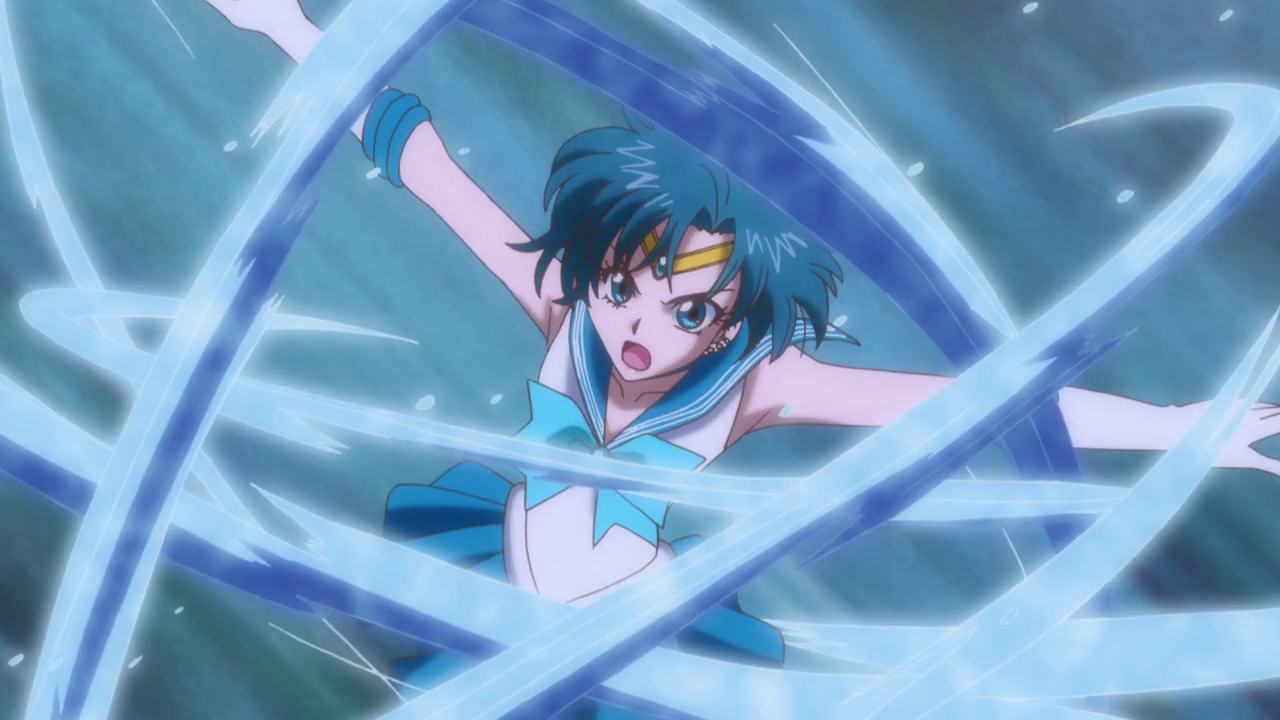 Mercury Aqua Mist! ("Serenity –Princess–" - Sailor Moon Crystal S0E09)