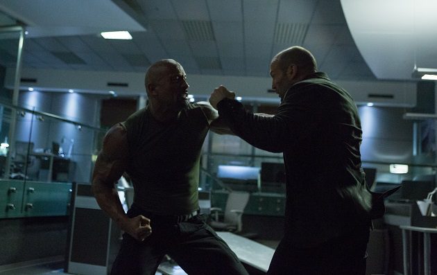 Hobbs (Dwayne Johnson) vs Shaw (Jason Statham). (Yahoo Singapore)