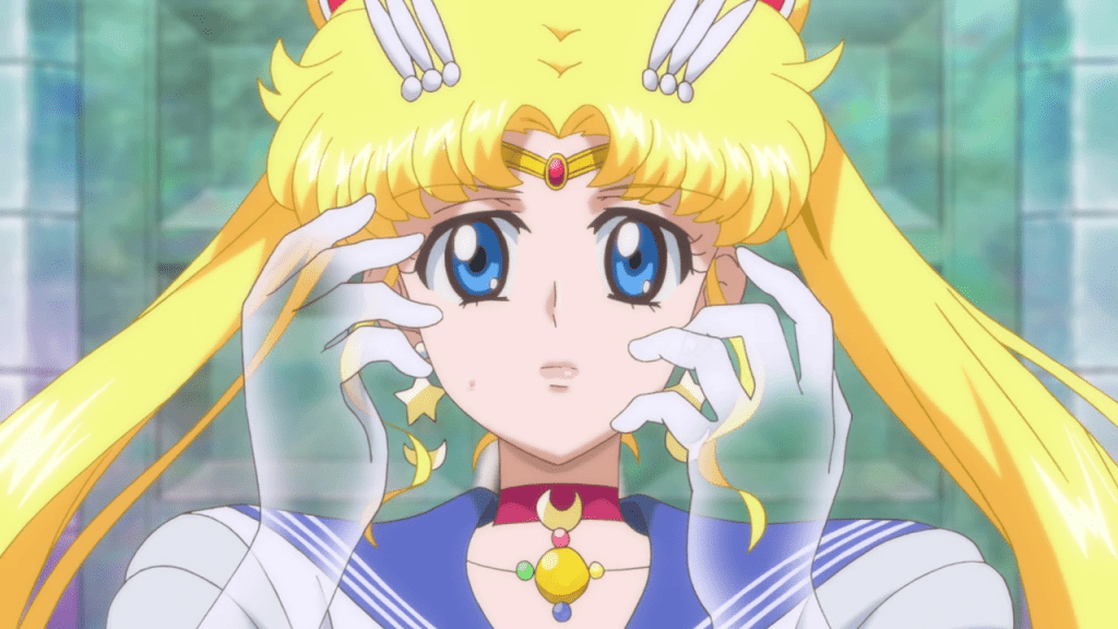 Sailor Moon fades away. ("Crystal Tokyo –King Endymion–" Sailor Moon Crystal S01E20)