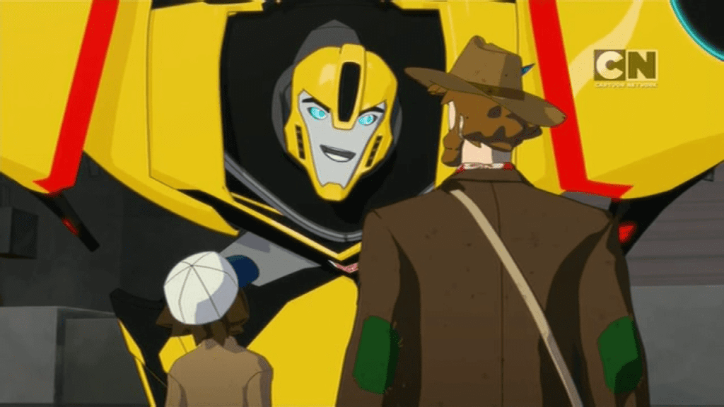 Bumblebee has an idea. ("W.W.O.D.?" - Transformers: Robots in Disguise S01E05)