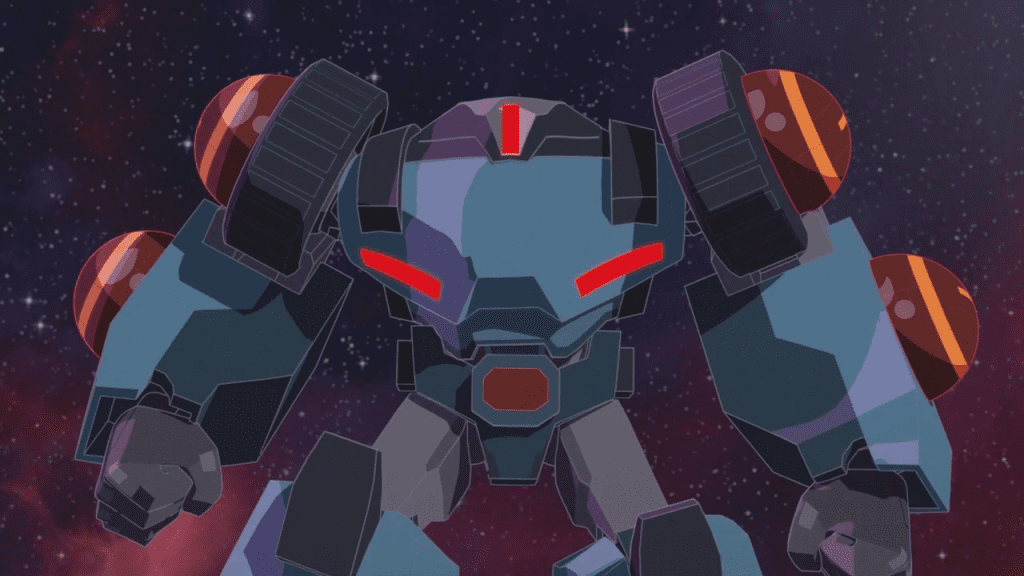 A Decepticon from the Realm of the Primes. ("Out of Focus" - Transformers: Robots in Disguise S01E13)