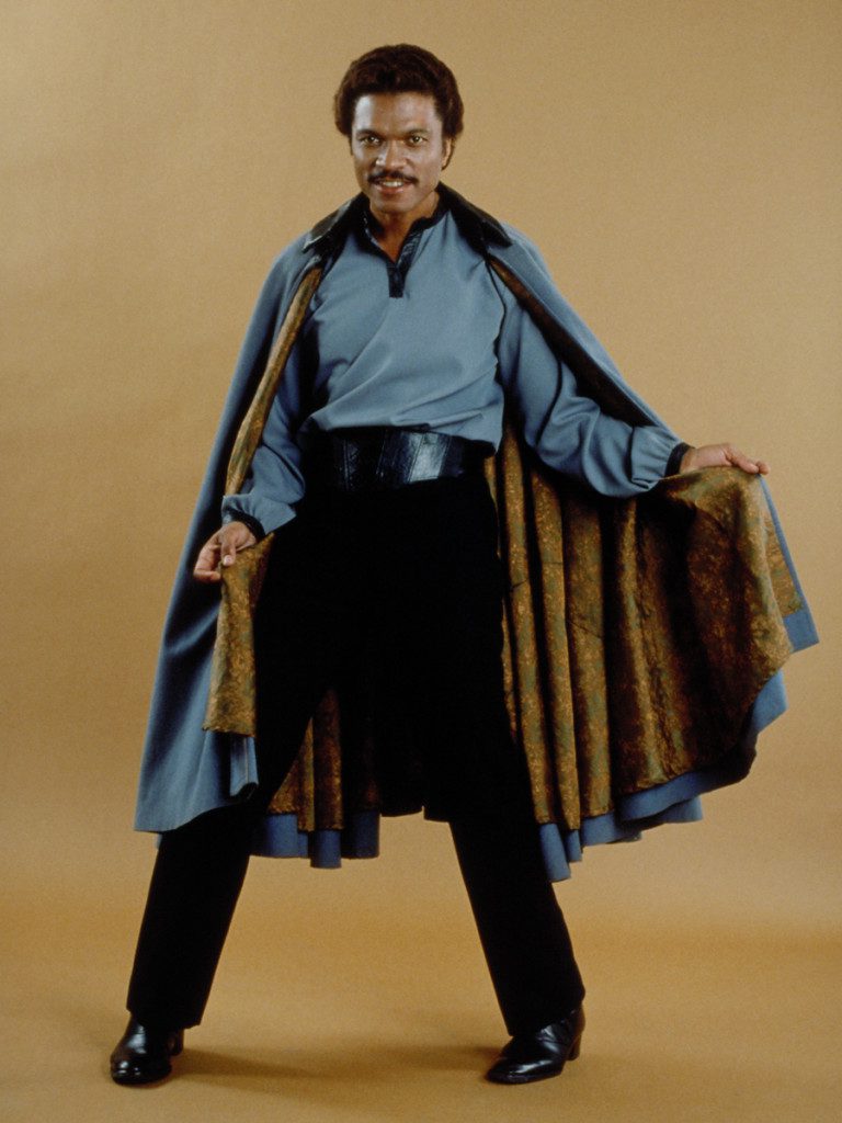 Billy Dee Williams as Lando Calrissian. (Star Wars)