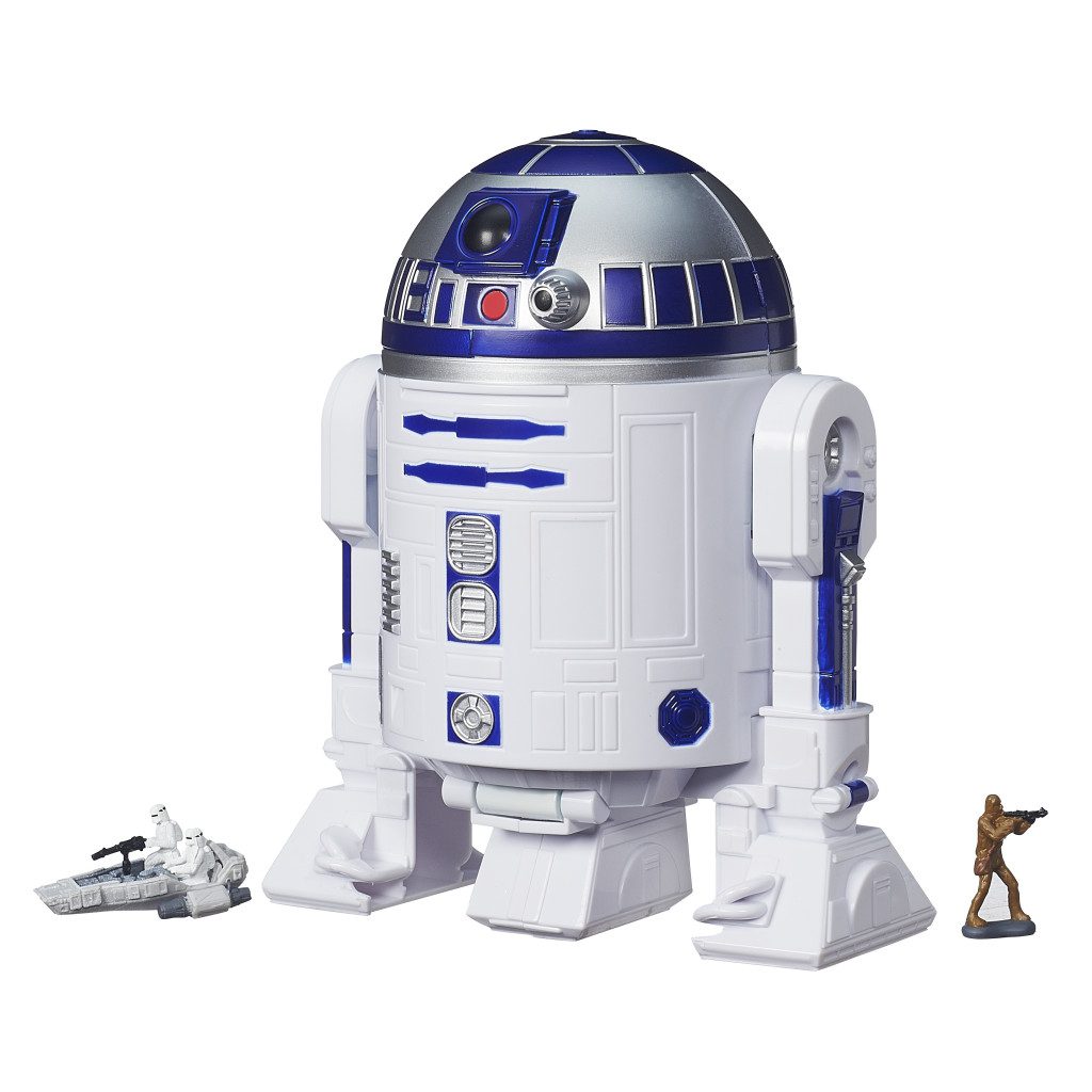 On the outside, he's R2D2! (Yahoo)