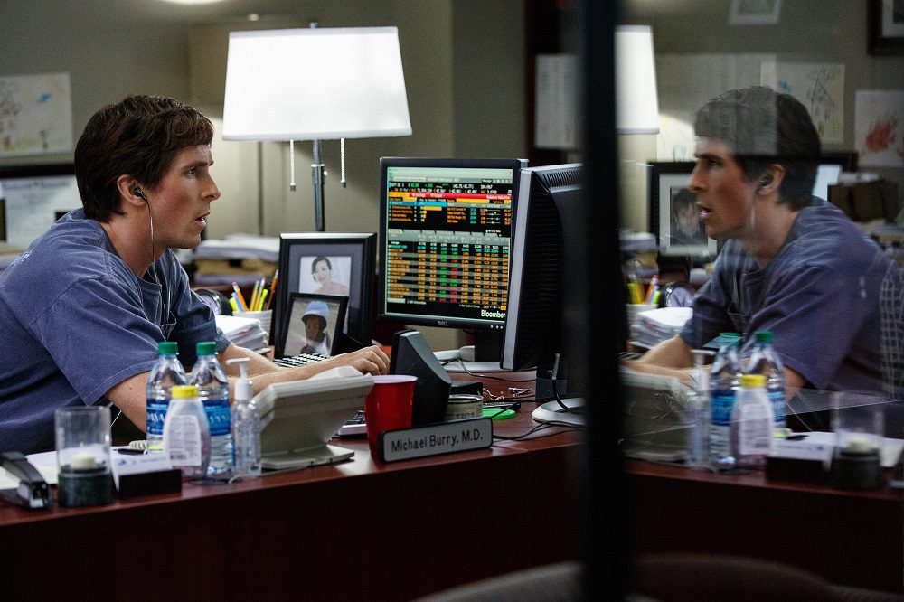 Michael Burry (Christian Bale) in "The Big Short." (United International Pictures)