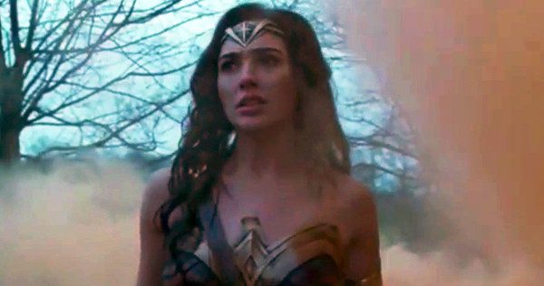 Wonder Woman's surprise. (Movie Web)