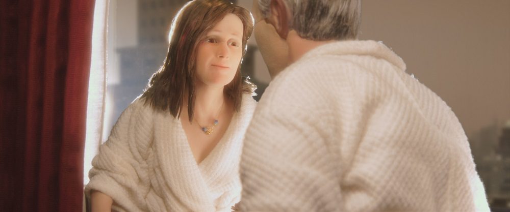Jennifer Jason Leigh voices Lisa Hesselman and David Thewlis voices Michael Stone in "Anomalisa. "(United International Pictures)