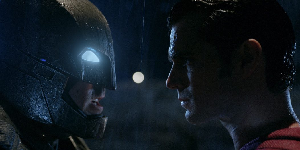Batman (Ben Affleck) versus Superman (Henry Cavill) in "Batman v Superman: Dawn of Justice." (Warner Bros Pictures)