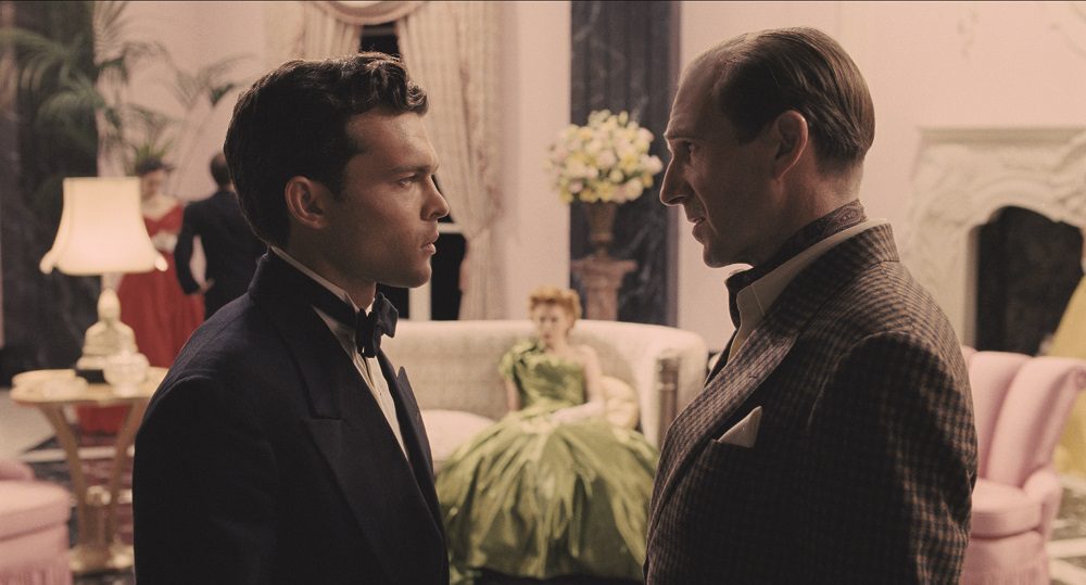 Alden Ehrenreich as Hobie Doyle and Ralph Fiennes as Laurence Laurentz in "Hail, Caesar!" (United International Pictures)