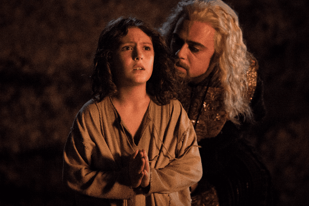 Jesus (Adam Greaves-Neal) and the Demon (Rory Keenan) in "The Young Messiah." (Shaw Organisation)