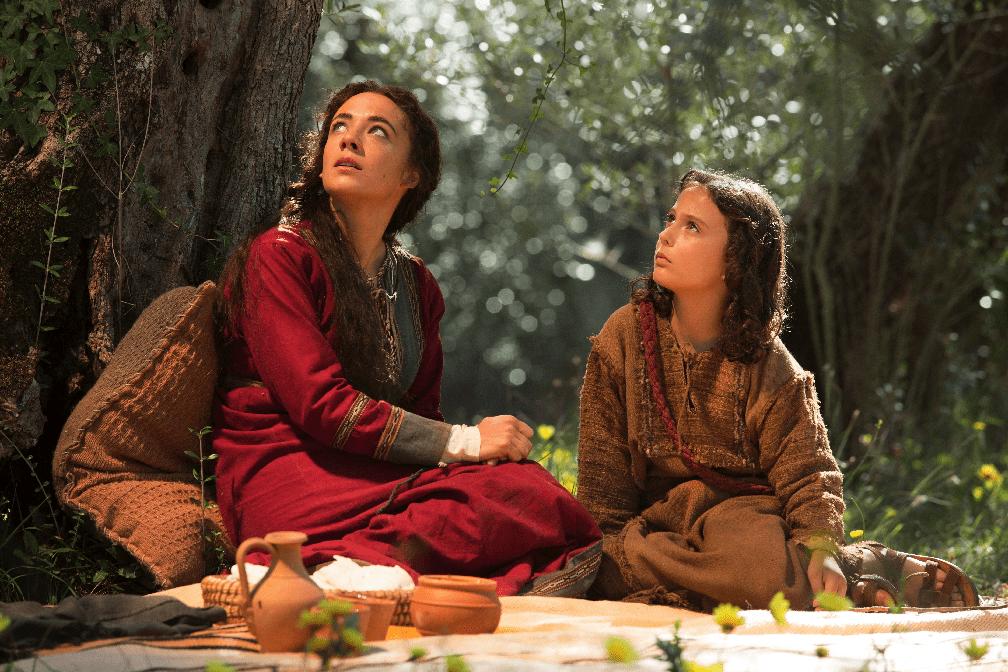 Mary (Sara Lazzaro) and Jesus in "The Young Messiah." (Shaw Organisation)