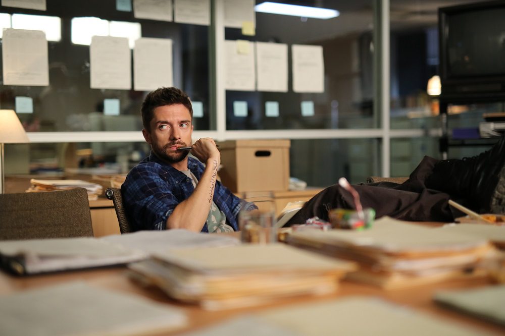 Topher Grace is Mike Smith in "Truth." (Shaw Organisation)