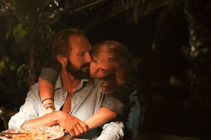 Daddy and daughter in "A Bigger Splash." (Shaw Organisation)