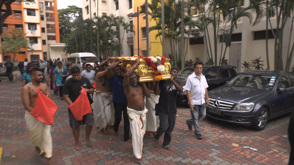 A funeral procession on "Death is our Business." (Mediacorp Channel 5)