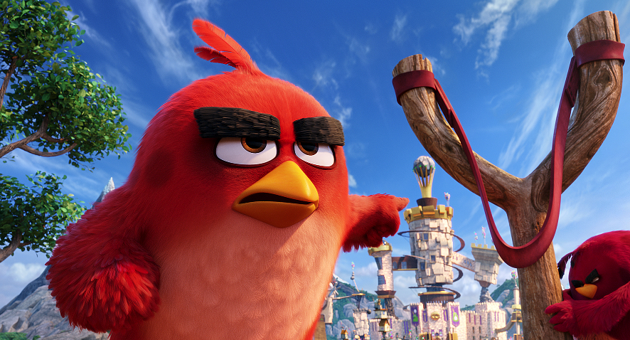 Red (Jason Sudeikis) in "The Angry Birds Movie." (Sony Pictures)